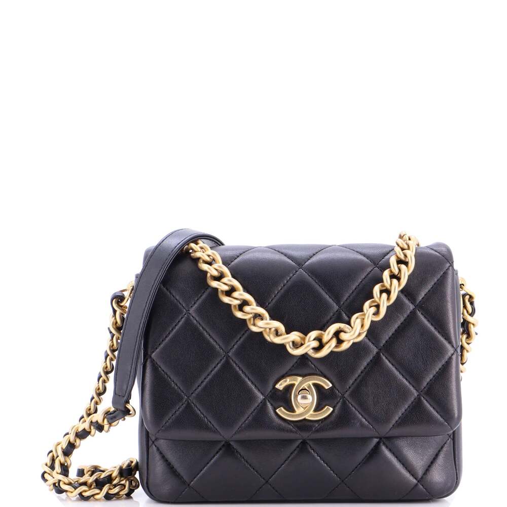 Chanel Side Note Flap Bag Quilted #248459C48B